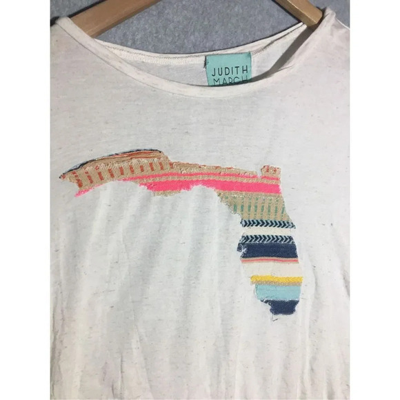 Womens Judith March Shirt Florida Blouse A Line Crop Top Colorful Casual Beachy - Picture 4 of 5